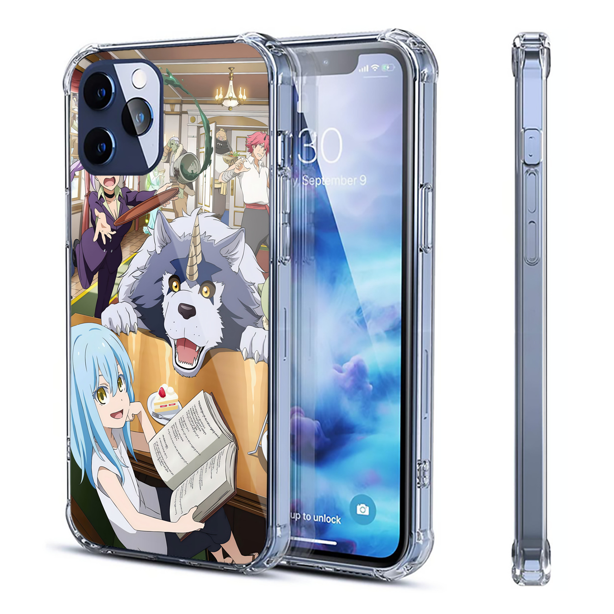 （画像用） 転スラ Regarding Reincarnated to Slime 【iPhone 12シリーズ対応】透明スマホケース（クリアソフトケース）